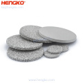Микроны Пористая нержавеющая сталь спеченная металлическая порошковая диски.